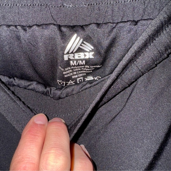 RBX Women's Black Athletic Shorts - Picture 2 of 2
